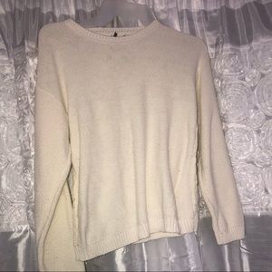 Cream sweater